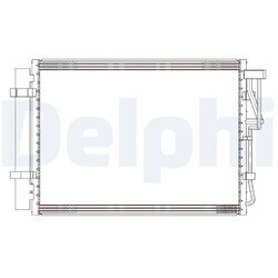 Kondenzátor klimatizácie DELPHI CF20303