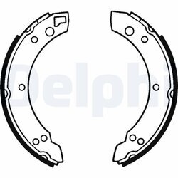 Sada brzdových čeľustí DELPHI LS1062