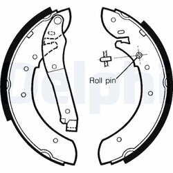 Sada brzdových čeľustí DELPHI LS1349