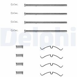 Sada príslušenstva obloženia kotúčovej brzdy DELPHI LX0100