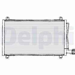 Kondenzátor klimatizácie DELPHI TSP0225125