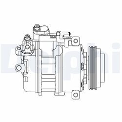 Kompresor klimatizácie DELPHI CS20527