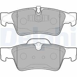 Sada brzdových platničiek kotúčovej brzdy DELPHI LP2124