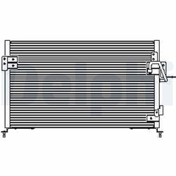 Kondenzátor klimatizácie DELPHI TSP0225443