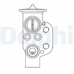 Expanzný ventil klimatizácie DELPHI CB1004V