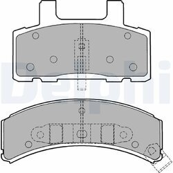 Sada brzdových platničiek kotúčovej brzdy DELPHI LP1167