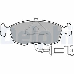 Sada brzdových platničiek kotúčovej brzdy DELPHI LP457