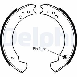 Sada brzdových čeľustí DELPHI LS1089