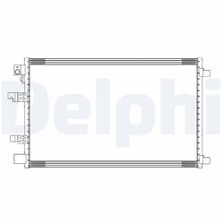 Kondenzátor klimatizácie DELPHI CF20310