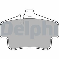 Sada brzdových platničiek kotúčovej brzdy DELPHI LP1813