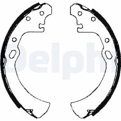 Sada brzdových čeľustí DELPHI LS1708