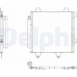 Kondenzátor klimatizácie DELPHI TSP0225643