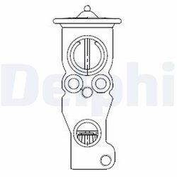 Expanzný ventil klimatizácie DELPHI CB1018V