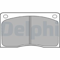 Sada brzdových platničiek kotúčovej brzdy DELPHI LP132