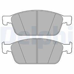 Sada brzdových platničiek kotúčovej brzdy DELPHI LP3666