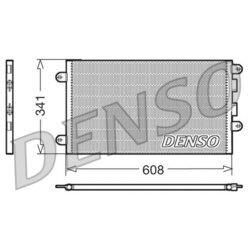 Kondenzátor klimatizácie DENSO DCN01012