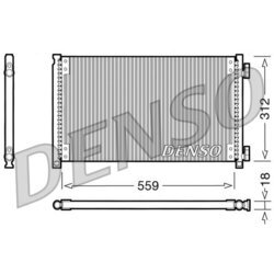 Kondenzátor klimatizácie DENSO DCN09100