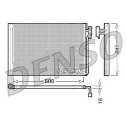 Kondenzátor klimatizácie DENSO DCN14001