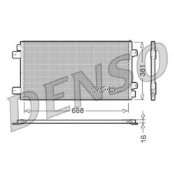 Kondenzátor klimatizácie DENSO DCN23024