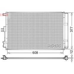 Kondenzátor klimatizácie DENSO DCN43003