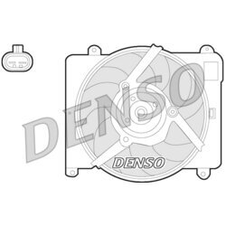 Ventilátor chladenia motora DENSO DER09054