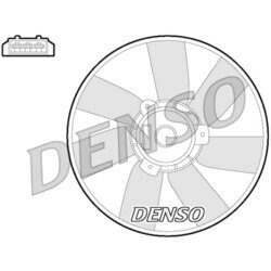 Ventilátor chladenia motora DENSO DER32013