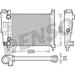 Chladič motora DENSO DRM09144