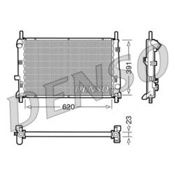 Chladič motora DENSO DRM10070