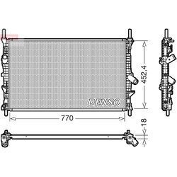 Chladič motora DENSO DRM10111