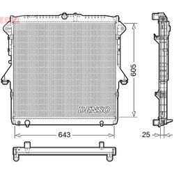 Chladič motora DENSO DRM10119