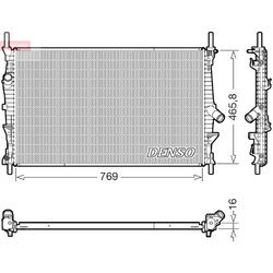 Chladič motora DENSO DRM10124