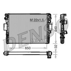 Chladič motora DENSO DRM12005