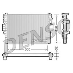 Chladič motora DENSO DRM12006