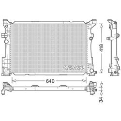 Chladič motora DENSO DRM17054