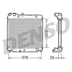 Chladič motora DENSO DRM40015