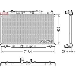 Chladič motora DENSO DRM40054