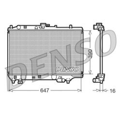 Chladič motora DENSO DRM44006