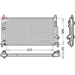 Chladič motora DENSO DRM44034