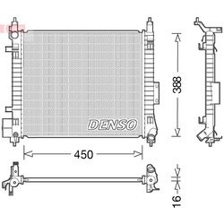 Chladič motora DENSO DRM46054