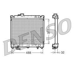 Chladič motora DENSO DRM47010