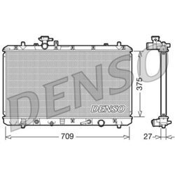 Chladič motora DENSO DRM47025