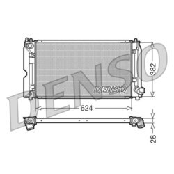 Chladič motora DENSO DRM50012