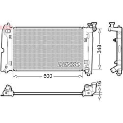 Chladič motora DENSO DRM50110