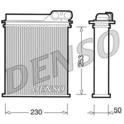 Výmenník tepla vnútorného kúrenia DENSO DRR23012