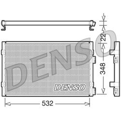 Kondenzátor klimatizácie DENSO DCN06002