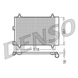 Kondenzátor klimatizácie DENSO DCN07006