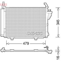 Kondenzátor klimatizácie DENSO DCN41002
