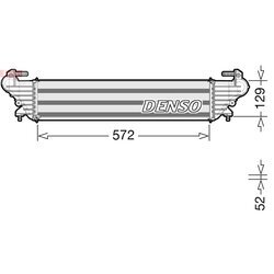 Chladič plniaceho vzduchu DENSO DIT09121
