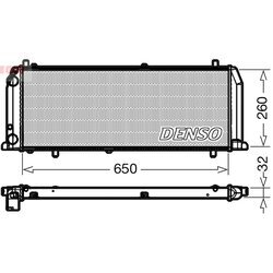 Chladič motora DENSO DRM02008