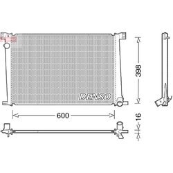 Chladič motora DENSO DRM05007